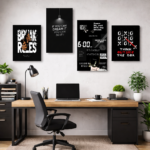 Set of 4 Motivational Wall Art Frames