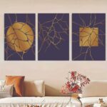 Set of 3 wall Art Phototiles for wall decoration/ wooden wall phototiles