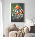 Islamic wall Art phototile for wall decoration/ wooden phototile