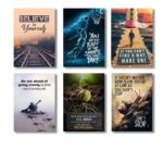 6 PC Wall Decor Cardboard Phototiles